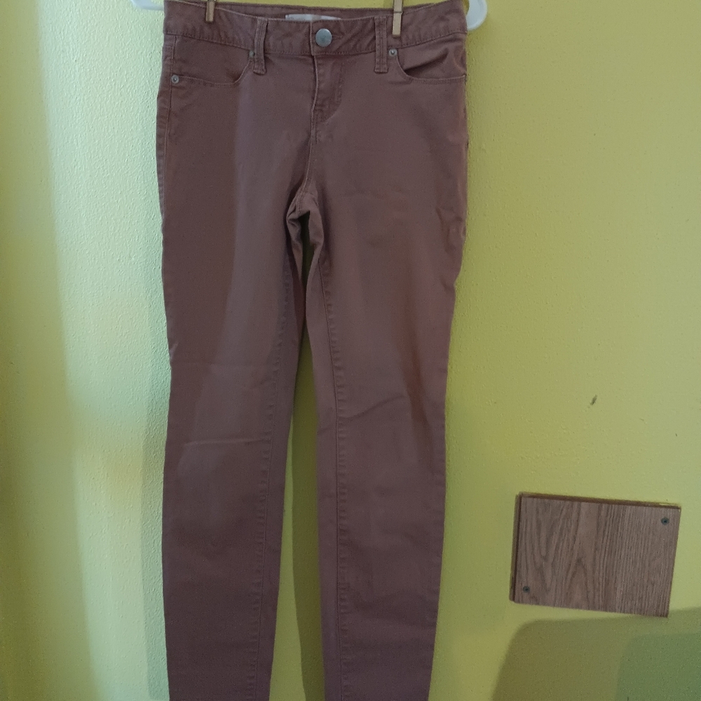Maroon colored Jeans